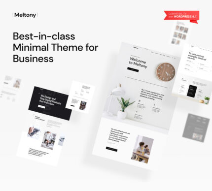 Meltony - Tema WordPress Minimalis untuk Semua Bisnis - Fitur Gambar 1