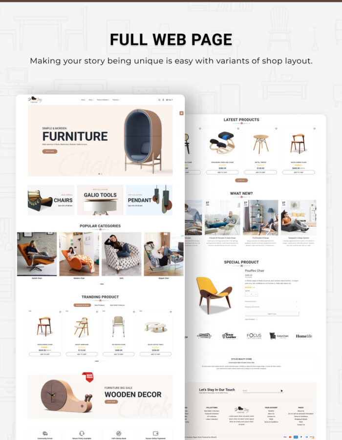 Sit Stay - Mega Furniture Shopify 2.0 Tema Responsif - Fitur Gambar 3