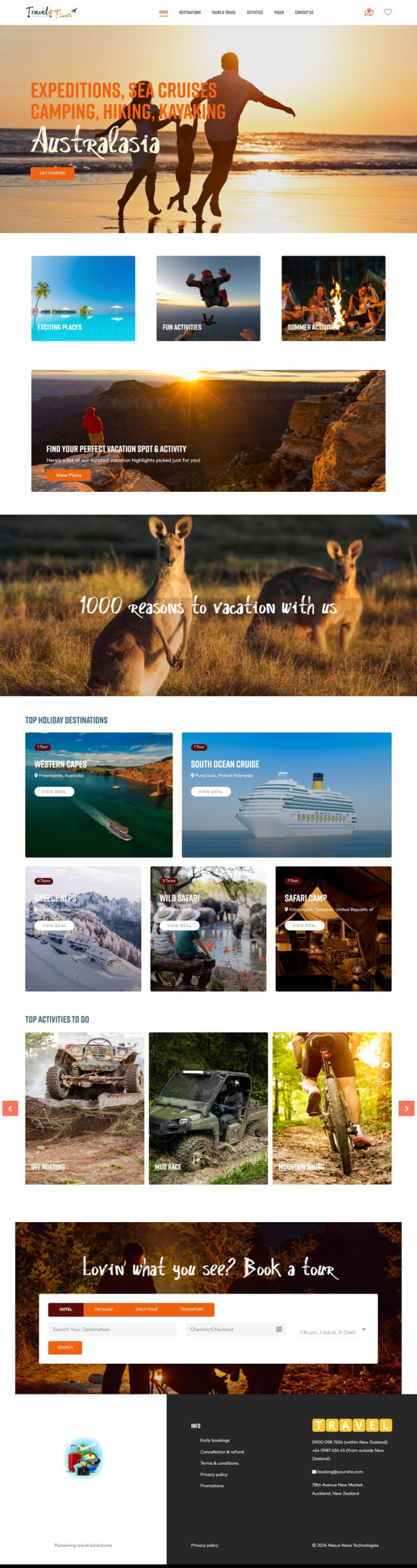 Template Joomla Traveler Tours and Travel - Fitur Gambar 2