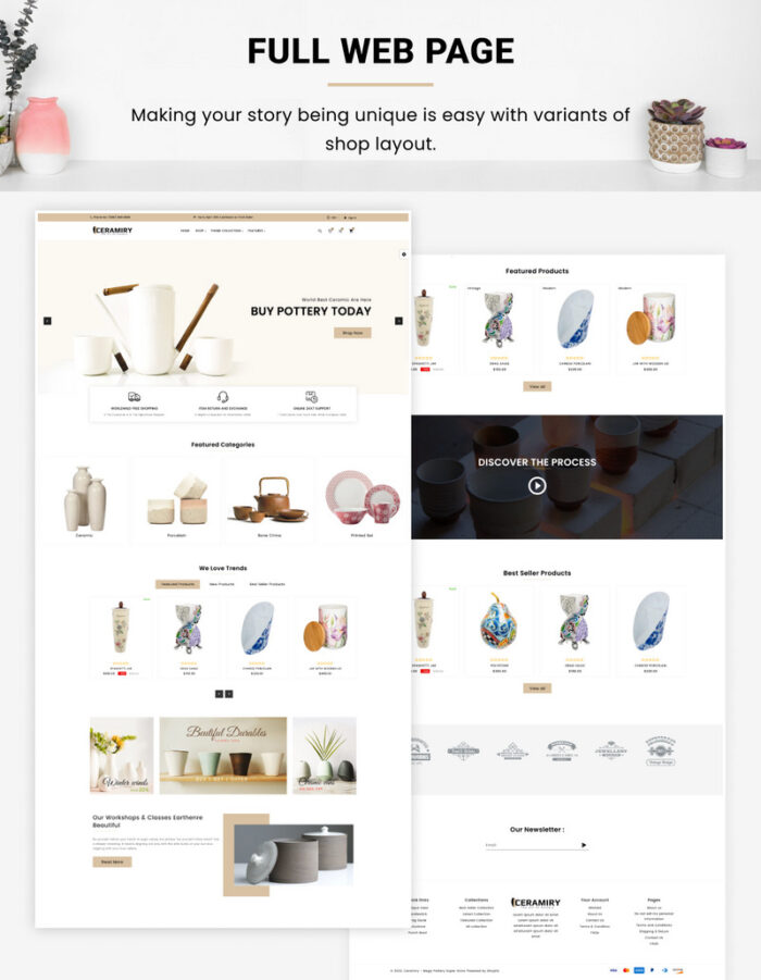 Ceramiry - Template Responsif Shopify 2.0 Dekorasi Rumah Interior Keramik - Fitur Gambar 5