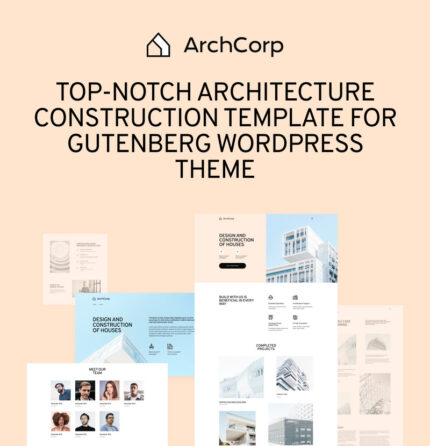 ArchCorp - Template Konstruksi Arsitektur untuk Gutenberg - Fitur Gambar 1