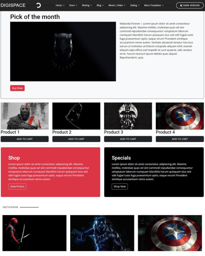 Tema Situs Web HTML Serbaguna Bootstrap Digispace - Fitur Gambar 5