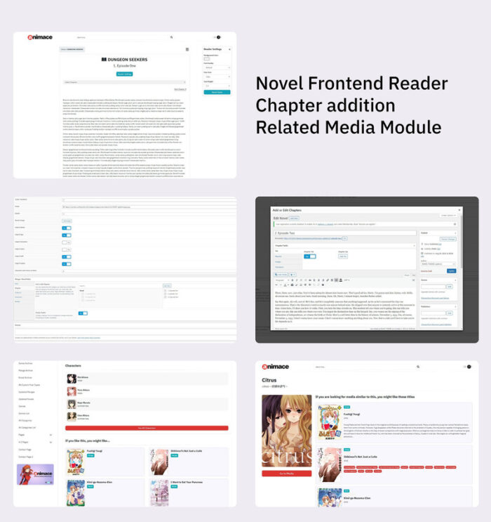 ANIMACE - Tema WordPress Anime dan Manga + RTL - Fitur Gambar 5