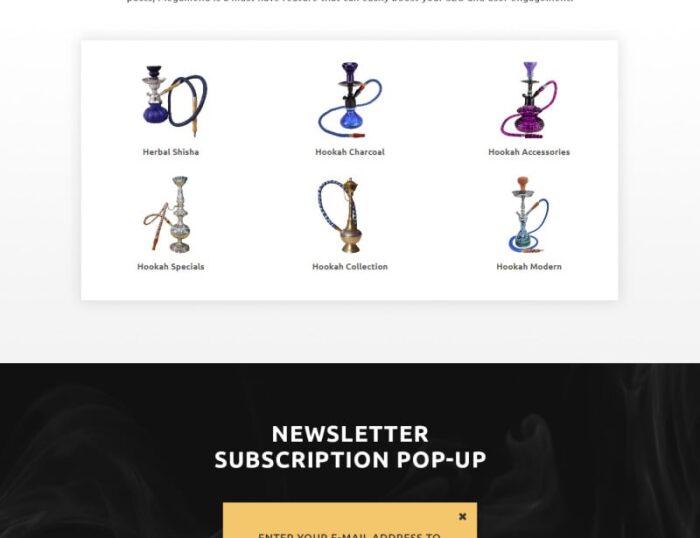 Hookah - Tema Magento Hookah Bar - Fitur Gambar 3