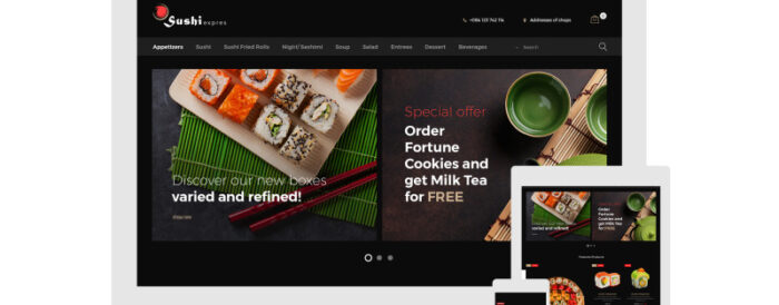 Tema PrestaShop SushiExpress - Restoran Toko - Fitur Gambar 14