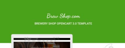 Brew Shop.com - Template OpenCart Toko Alkohol Online yang Efisien - Fitur Gambar 1