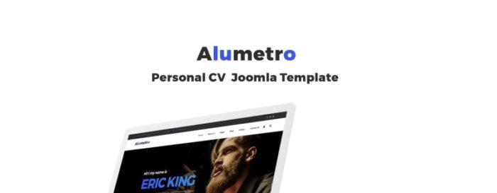 Alumetro - Template CV Joomla Pribadi - Fitur Gambar 1