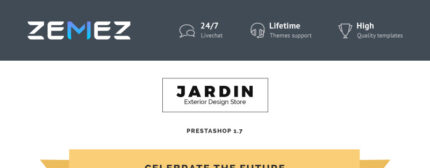 Jardin - Tema PrestaShop Toko Desain Eksterior - Fitur Gambar 1