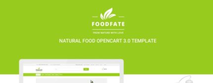 FOODFATE - Template OpenCart Toko Makanan Online yang Efisien - Fitur Gambar 1