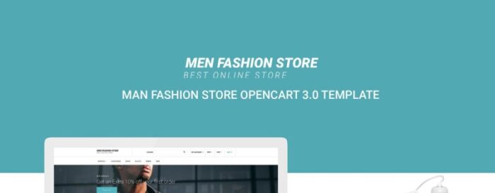 Toko Busana Pria - Template OpenCart Toko Pakaian Pria Online Solid - Fitur Gambar 1