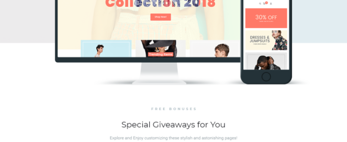 Charizma - Tema Elementor WooCommerce Toko Busana - Fitur Gambar 2