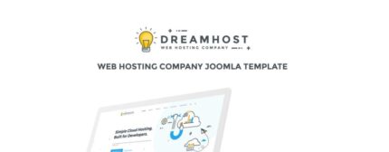 Dreamhost - Template Joomla Cloud Hosting - Fitur Gambar 1