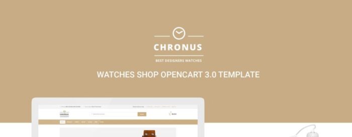 CHRONUS - Template OpenCart Toko Jam Tangan - Fitur Gambar 1