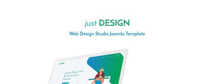 justDESIGN - Template Joomla Web Design Studio - Fitur Gambar 1