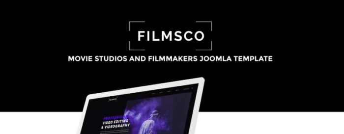 Filmsco - Template Joomla Studio Rekaman Video yang Menakjubkan - Fitur Gambar 1