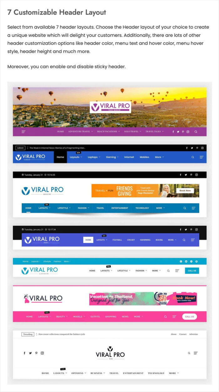 Viral Pro - Tema WordPress Koran, Majalah, Blog & Berita Modern & Kreatif - Fitur Gambar 9