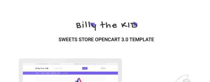 Bill The Kid - Template OpenCart Toko Online Busana Anak Sederhana - Fitur Gambar 1