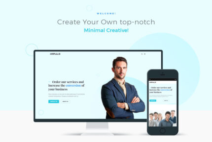 Impuls - Tema WordPress Elementor Bisnis Kreatif Minimal - Fitur Gambar 1