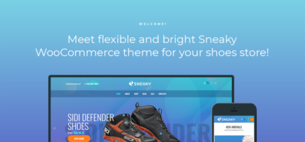 Sneaky - Tema Elementor WooCommerce Sepatu Olahraga - Fitur Gambar 1