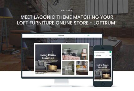 Lofttrum - Toko Furnitur Online Tema Elementor WooCommerce - Fitur Gambar 1