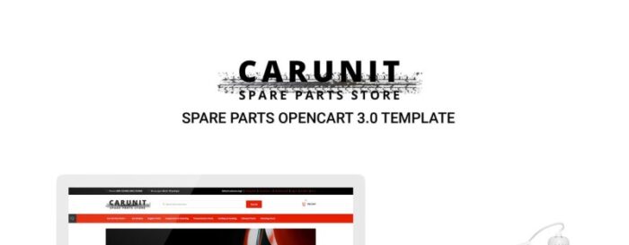 CarUnit - Template OpenCart Suku Cadang - Fitur Gambar 1