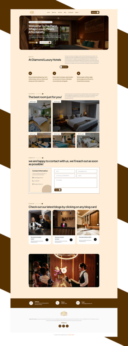 Hotel Mewah - Template Halaman Arahan HTML & Bootstrap Premium - Fitur Gambar 1