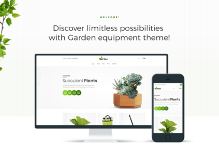 Gardeo - Tema Peralatan Berkebun Elementor WooCommerce - Fitur Gambar 1