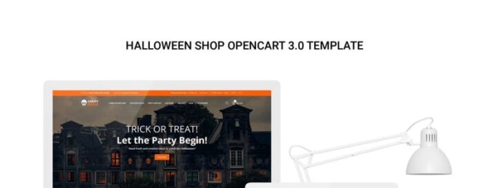 Kepala Menyeramkan - Template OpenCart Toko Halloween - Fitur Gambar 1