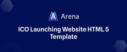 Arena ICO Meluncurkan Template Situs Web HTML5 Bootstrap - Fitur Gambar 1