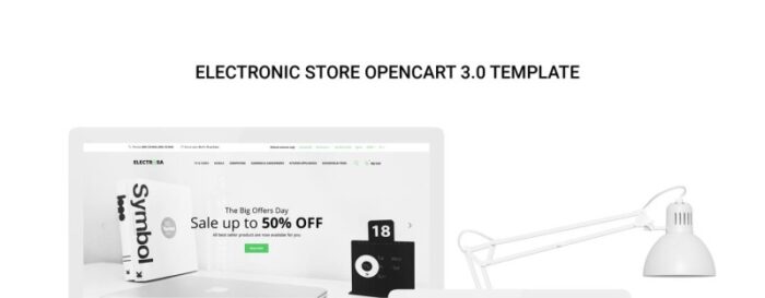 Electrosa - Template OpenCart Toko Elektronik - Fitur Gambar 1