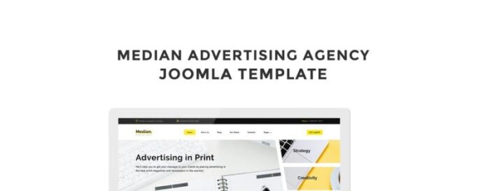 Median - Template Joomla Multihalaman Modern Agensi Periklanan - Fitur Gambar 1