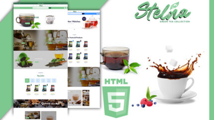 Template HTML5 Salon Teh dan Toko Herbal Stelna - Fitur Gambar 1