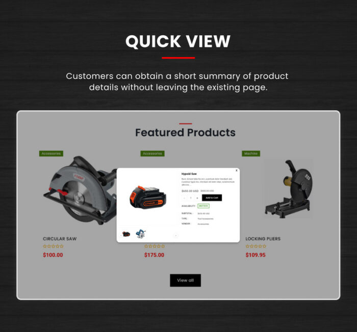 Toolsify Megastore –Tools and Machine Shopify 2.0 Template Responsif - Fitur Gambar 10