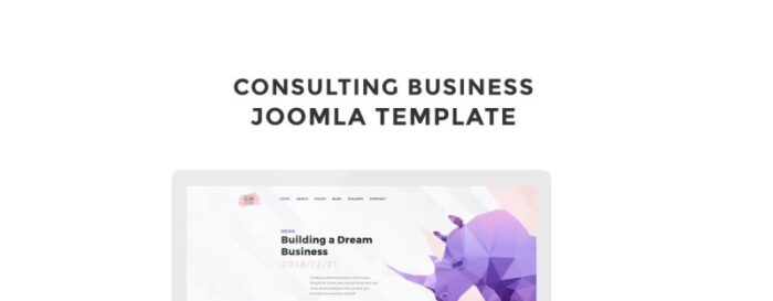 C/H Glitch - Konsultasi Template Joomla Modern - Fitur Gambar 1