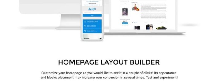 BestEl - Template OpenCart Minimalis Siap Pakai untuk Toko Elektronik - Fitur Gambar 2