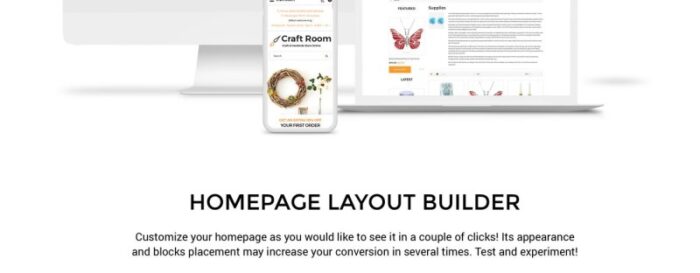 Craft Room - Template OpenCart Responsif Bergaya Buatan Tangan - Fitur Gambar 2