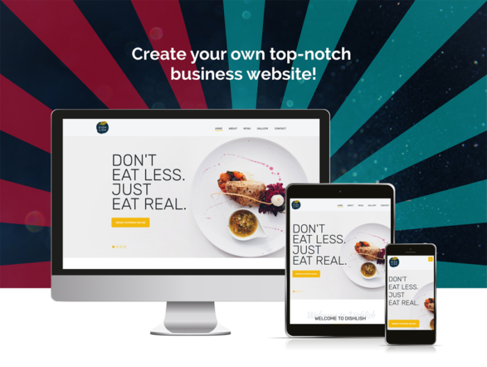 Dishlish - Tema WordPress Elementor Klasik Serbaguna untuk Restoran - Fitur Gambar 1