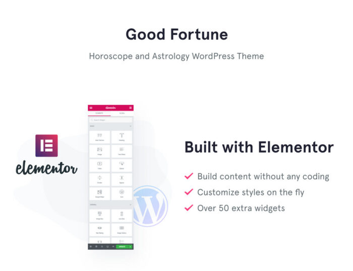 Good Fortune - Tema WordPress Horoskop dan Astrologi - Fitur Gambar 2