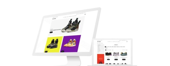 Pilihan Terbaik - Tema Toko Sepatu Shopify Bersih - Fitur Gambar 1