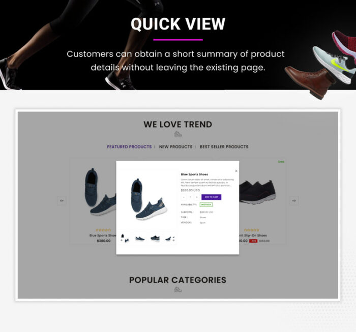 Sneakers Responsive World–Sepatu Olahraga–Sepatu Toko Shopify 2.0 - Fitur Gambar 11