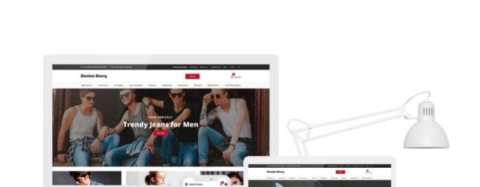 Denim Story - Template OpenCart Bersih E-commerce Jeans - Fitur Gambar 1