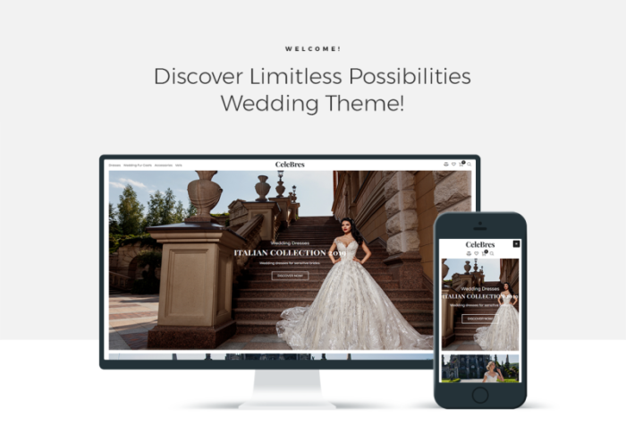 CeleBres - Tema ECommerce Salon Pernikahan Modern Elementor WooCommerce - Fitur Gambar 1