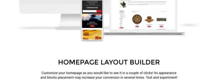 Konstruktor - Template OpenCart Kreatif Bahan Bangunan - Fitur Gambar 2