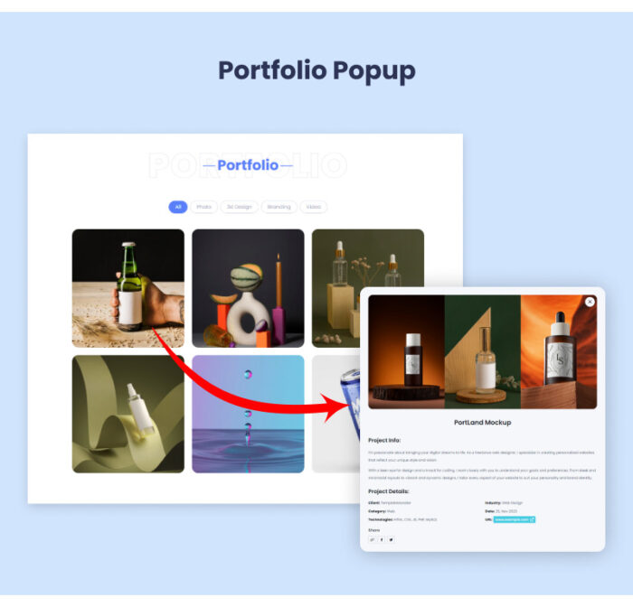 Smary - Template HTML Portofolio Pribadi - Fitur Gambar 3