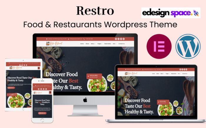 Restro - Tema WordPress Makanan & Restoran - Fitur Gambar 1