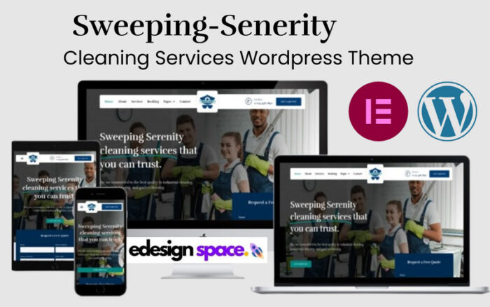 Sweeping Serenity - Tema WordPress Layanan Kebersihan - Fitur Gambar 1