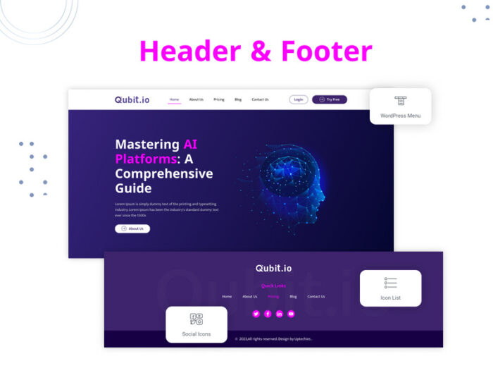 Qubit - Template Situs Web Platform AI - Fitur Gambar 8