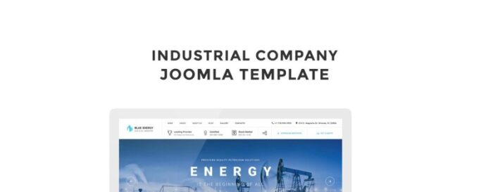 Blue Energy - Template Joomla Siap Pakai untuk Perusahaan Industri - Fitur Gambar 1