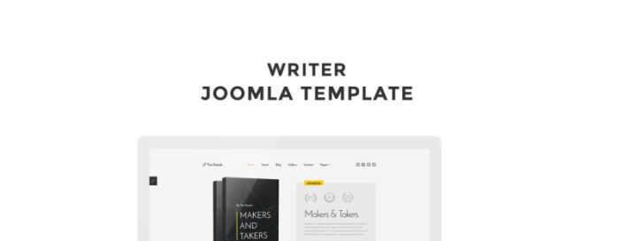 Tim French - Template Joomla Modern Halaman Pribadi - Fitur Gambar 1