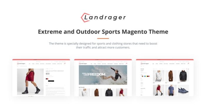 Landrager - Tema Magento eCommerce Olahraga Ekstrem dan Luar Ruangan - Fitur Gambar 3